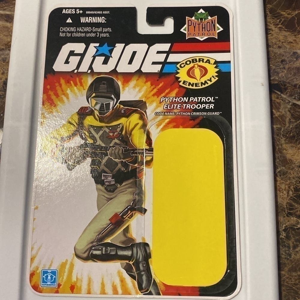GI JOE Cobra Troopers uncut file cards - Picture 4 of 5